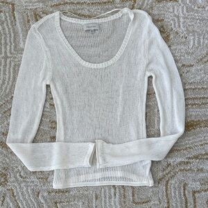 PACSUN Ivory Knit Top